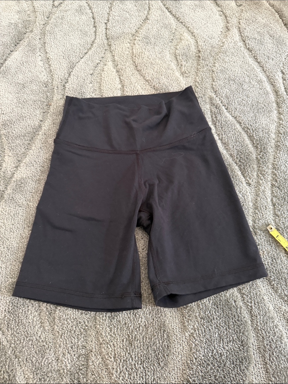 High-Waist Black Women's Bike Shorts